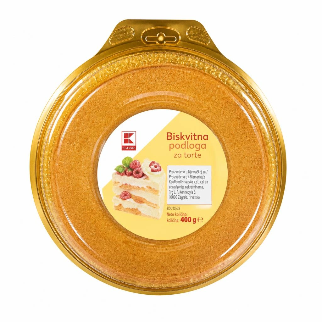 K Classic biskvitna podloga za torte 400 g Akcija u trgovini Kaufland