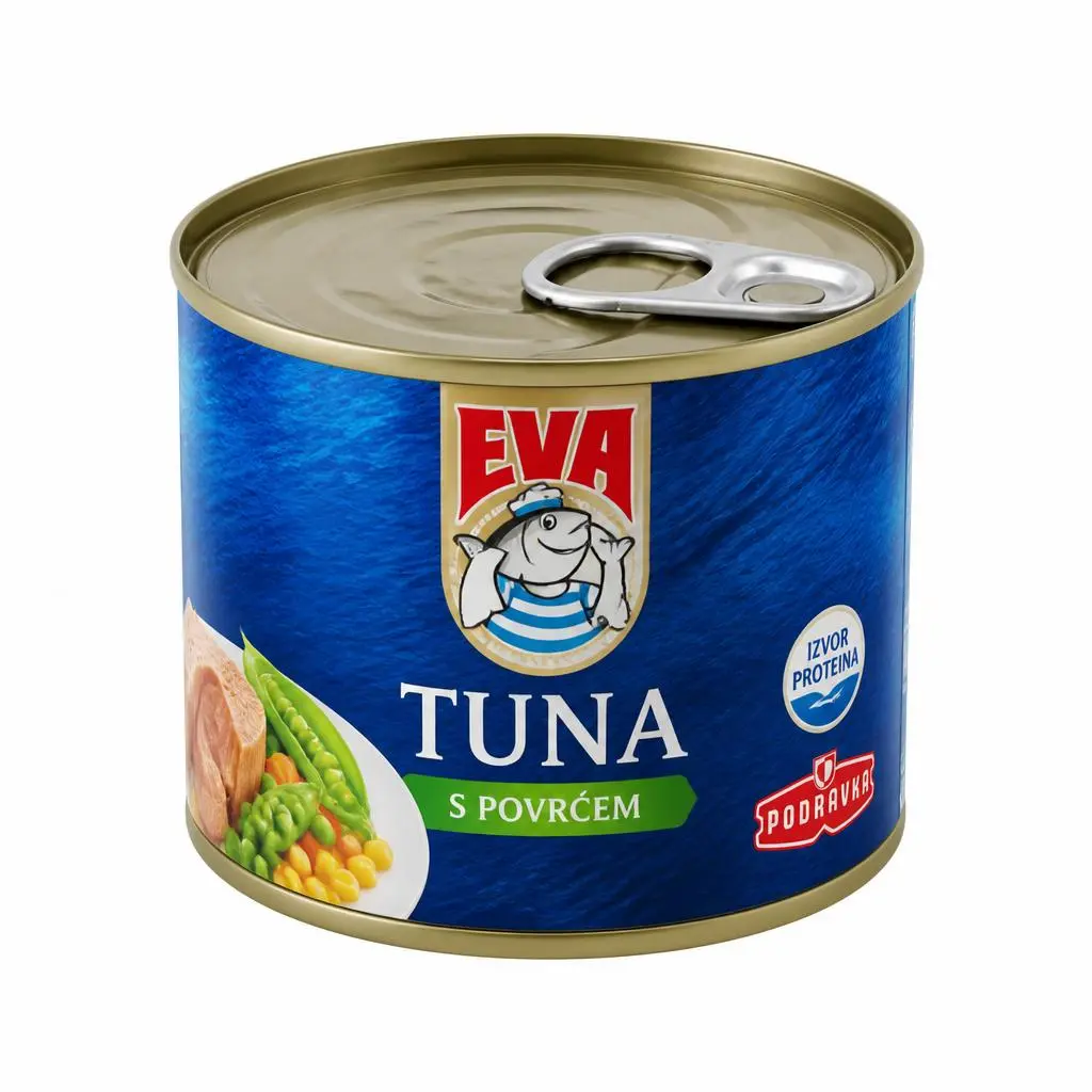 Podravka Eva tuna s povrćem 100 g Akcija u trgovini Bakmaz