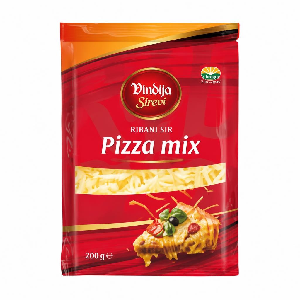 Ribani sir Pizza mix 200 g Vindija Sirevi - Akcija u trgovini KTC