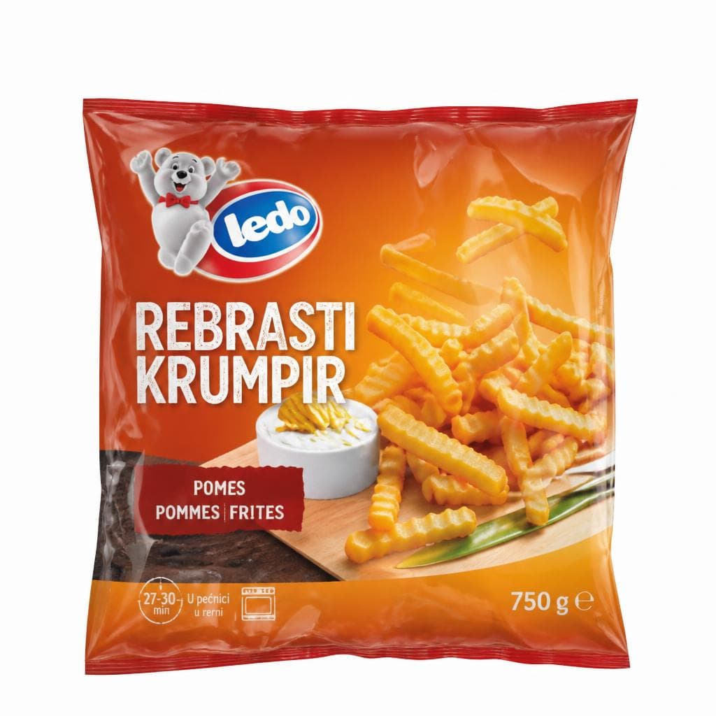 Ledo pommes frites rebrasti 750 g Akcija u trgovini Bakmaz