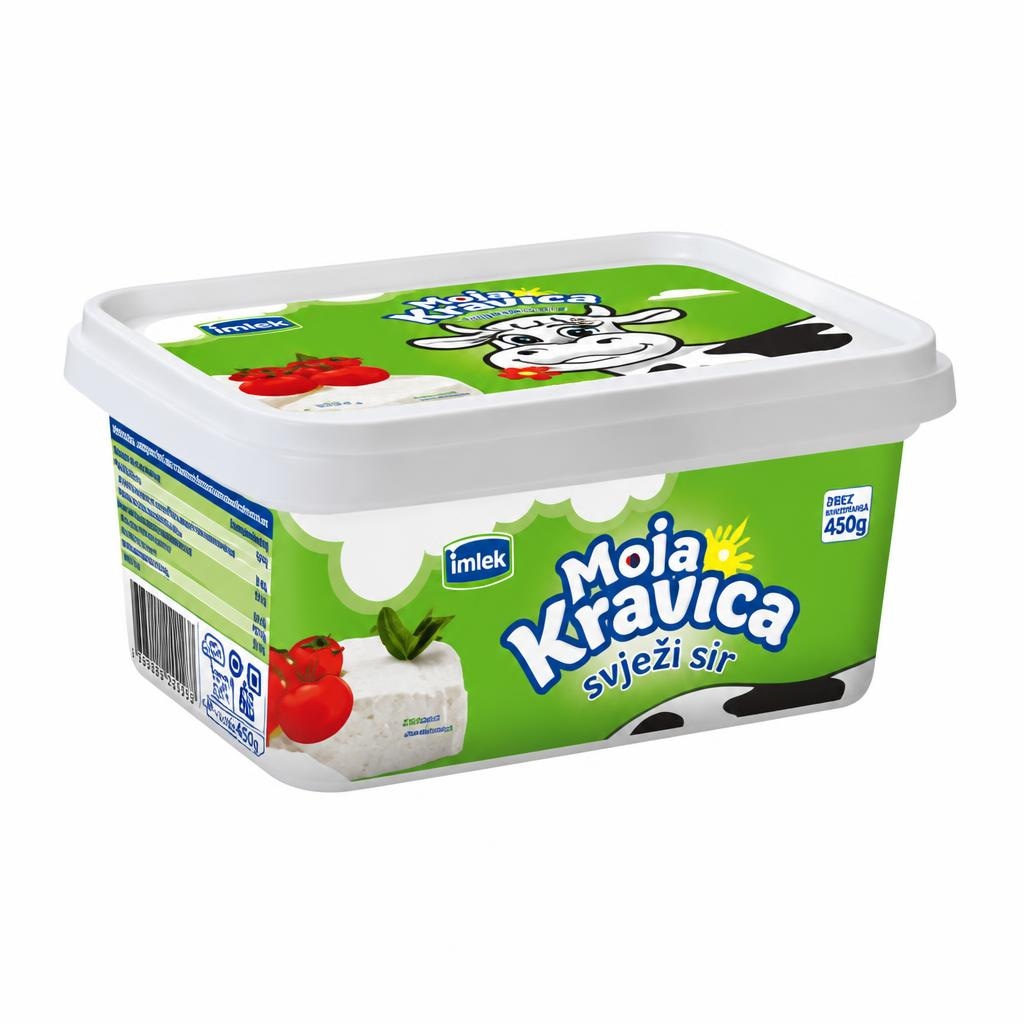 Svježi sir Moja Kravica 450 g Akcija u trgovini Stanić Diskont