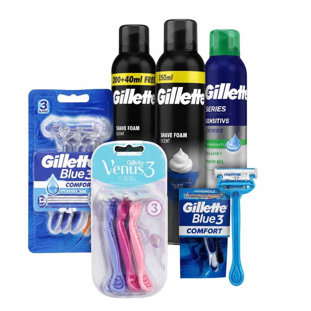 Gillette brijači, pjene i gelovi za brijanje Akcija u trgovini Trgovina Krk