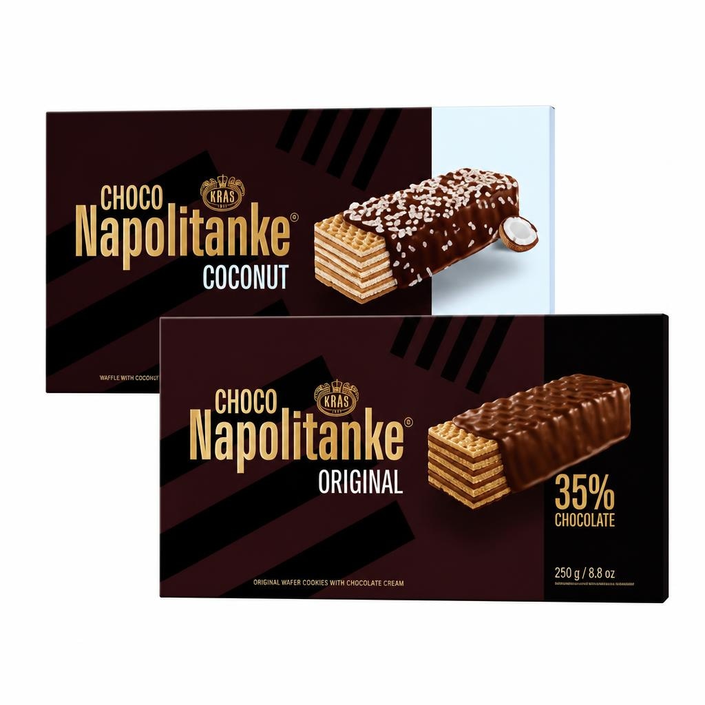 Kraš Napolitanke 215 g - Akcija u trgovini Plodine