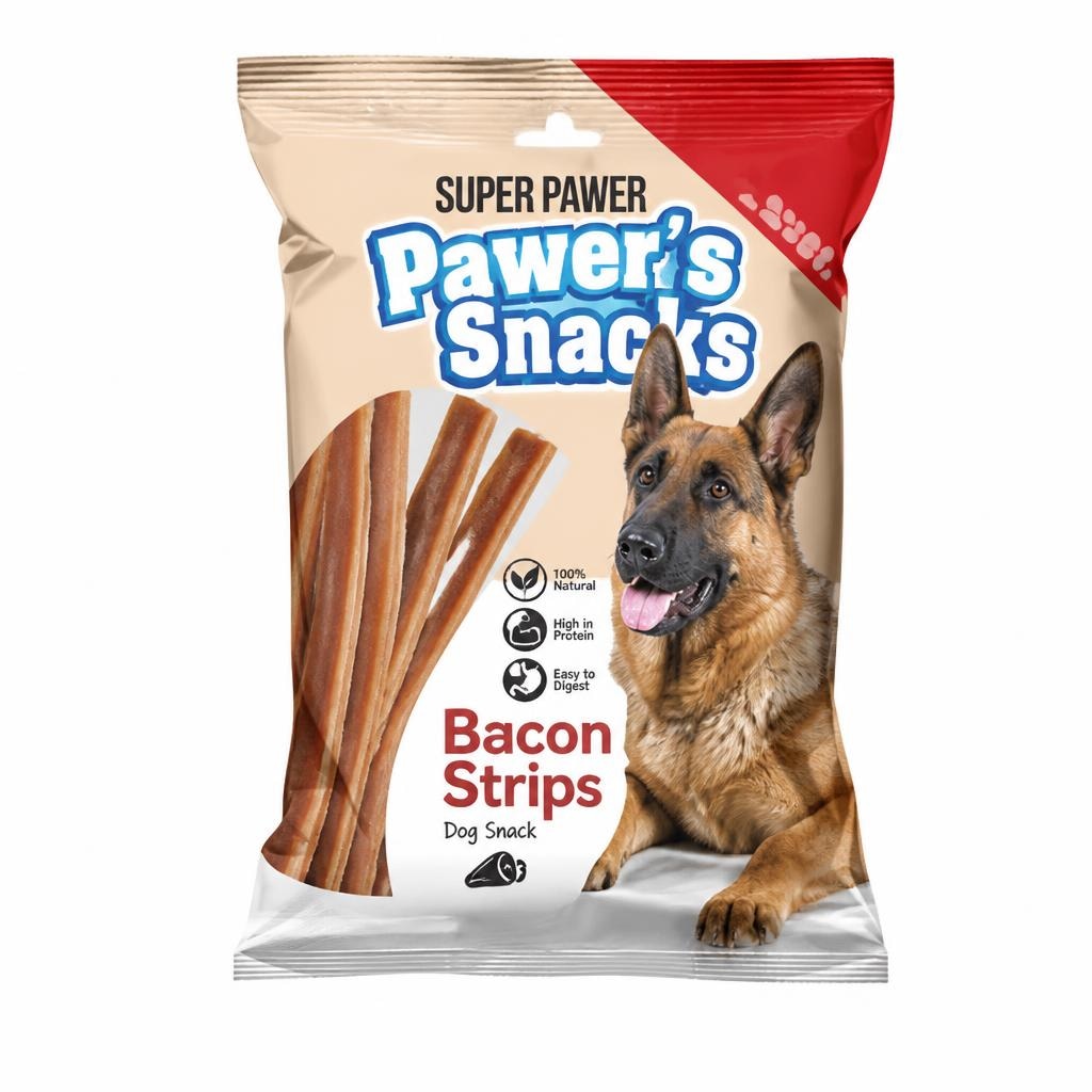 Super Pawer poslastica za pse Bacon Strip 100 g Akcija u trgovini NTL