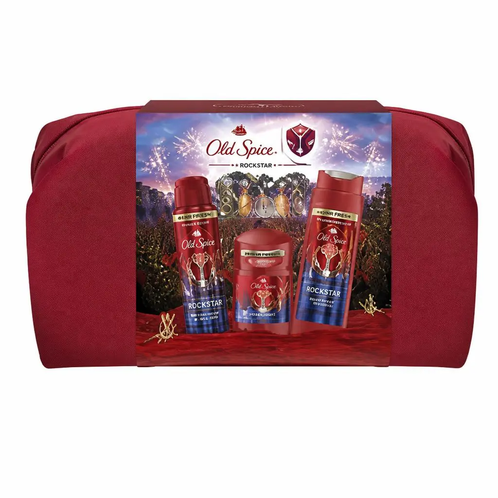 Old Spice Rockstar set gel za tuširanje 150ml, dezodorans sprej 150ml, roll on 50ml + torba Akcija u trgovini Konzum