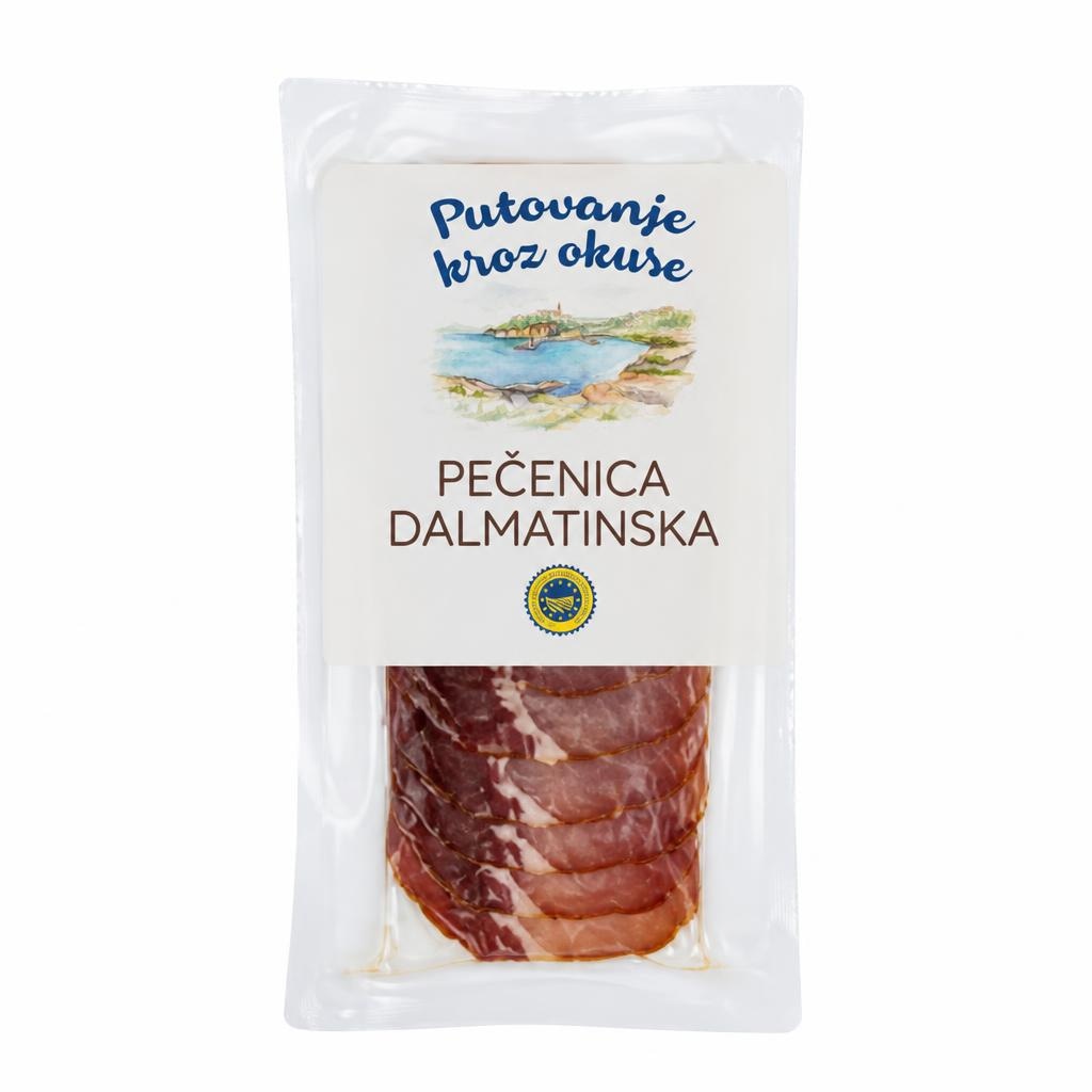 Pečenica Dalmatinska 100 g Putovanje kroz okuse - Akcija u trgovini Eurospin