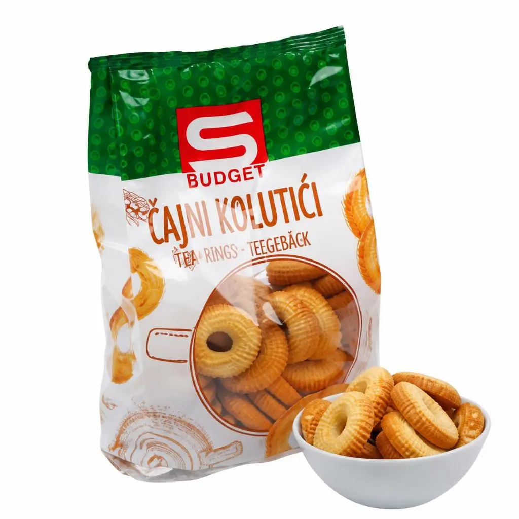 Čajni kolutići 800 g S Budget Akcija u trgovini Spar