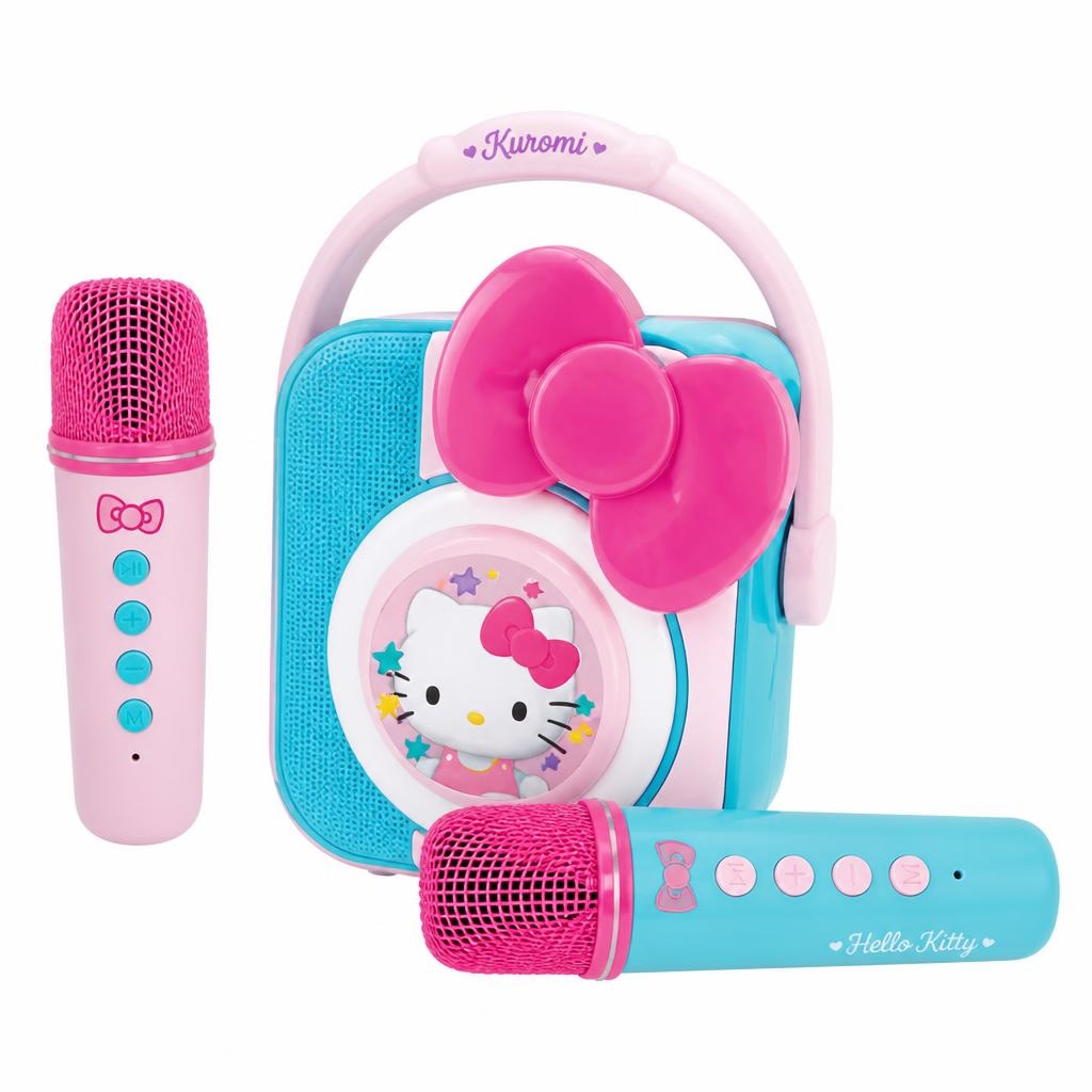 Kuromi Duo bluetooth mikrofon ili Hello Kitty pojačalo Akcija u trgovini Plodine
