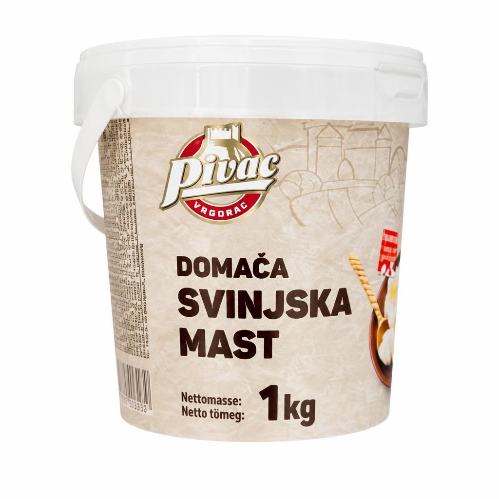 PIVAC Svinjska mast 1kg - Akcija u trgovini Pivac