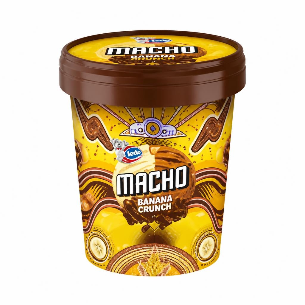Ledo Macho sladoled banana crunch 370 ml - Akcija u trgovini Ribola