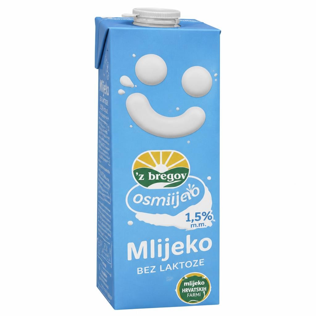 'Z bregov Mlijeko 1L - Akcija u trgovini Konzum