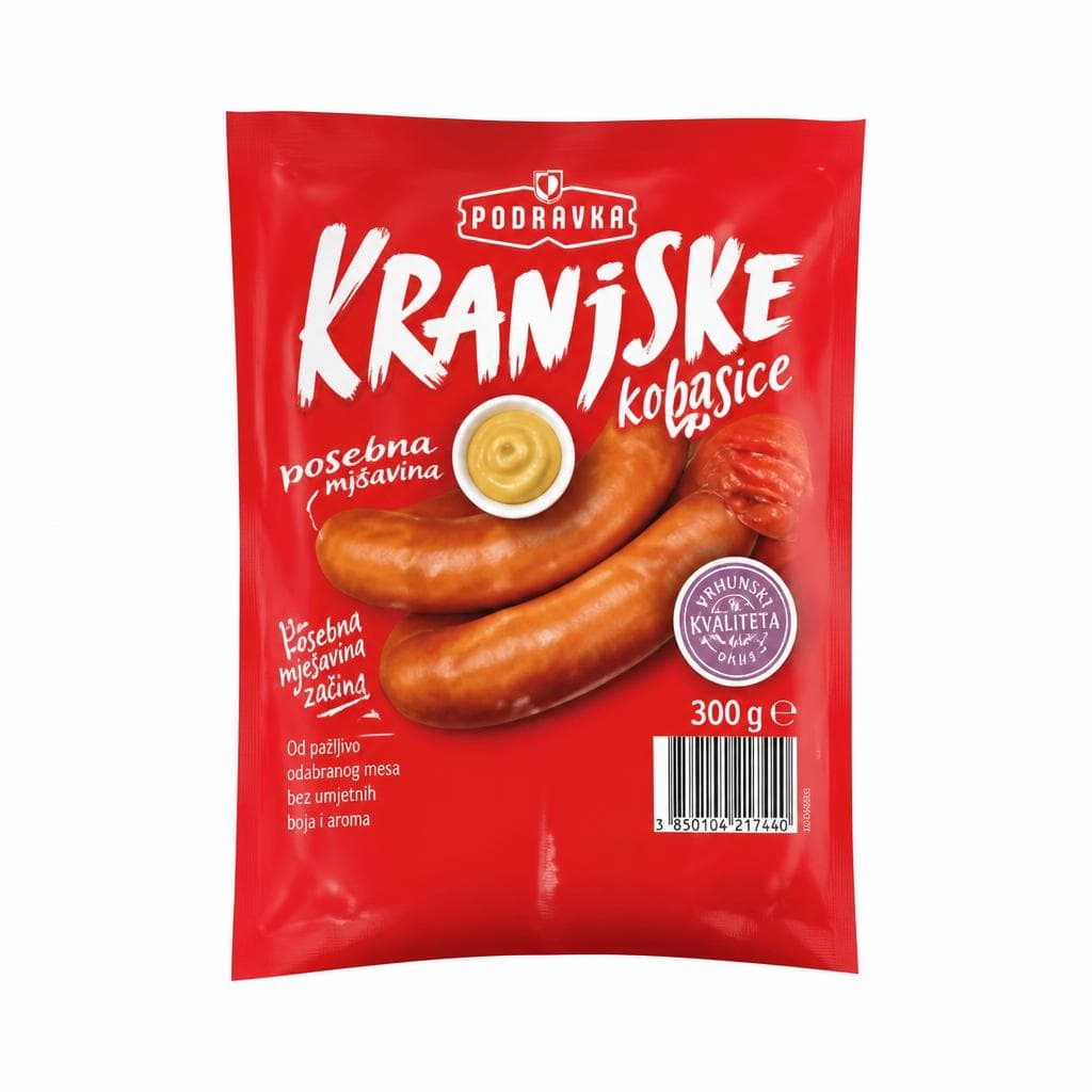 Podravka kobasica Kranjska 300 g Akcija u trgovini NTL