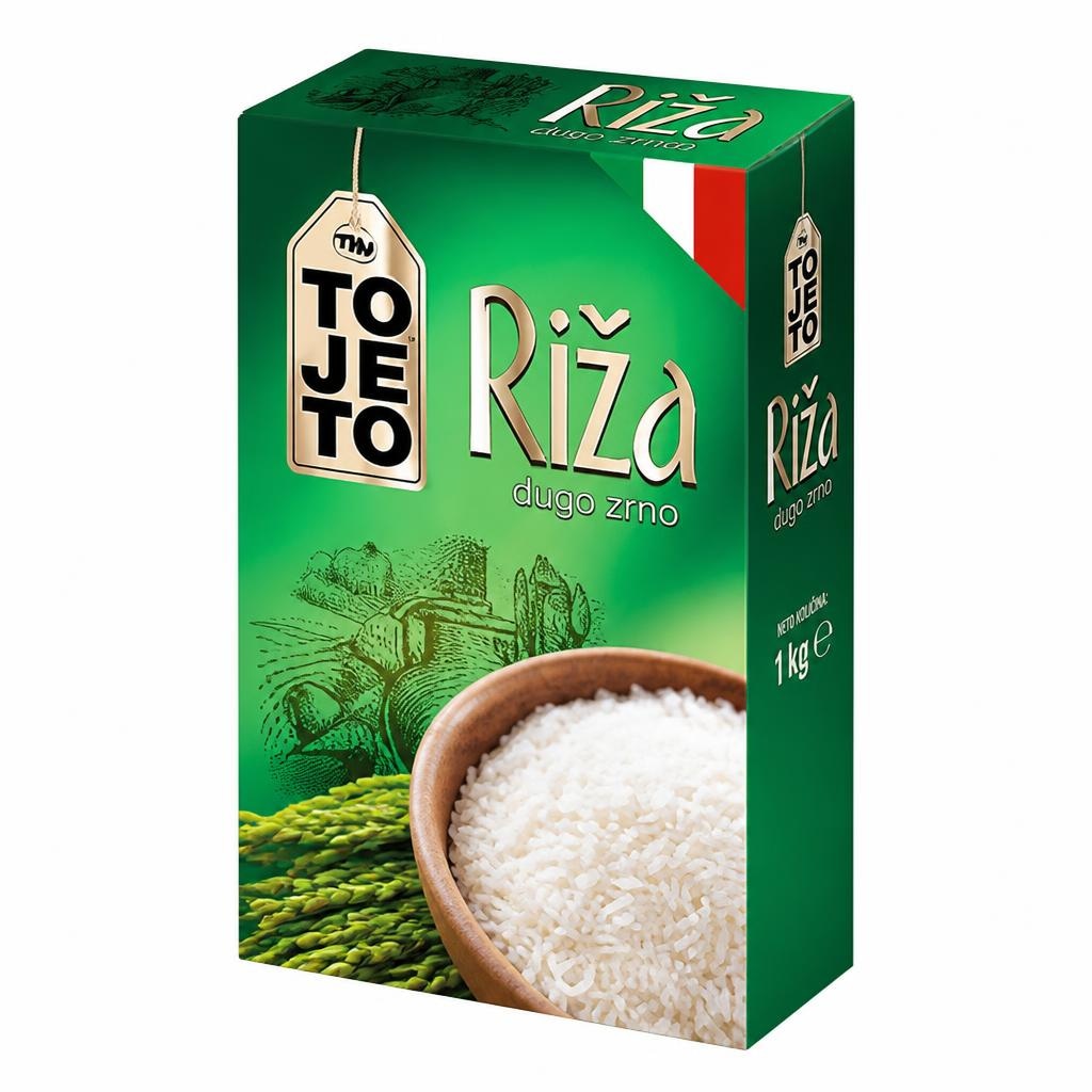 ToJeTo riža dugo zrno 1 kg Akcija u trgovini 365 Market