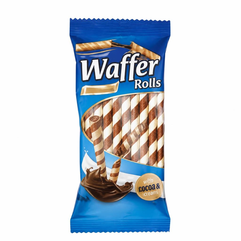 Waffer Rolls Vafl rolice punjenje čokoladnom kremom 140 g Akcija u trgovini NTL