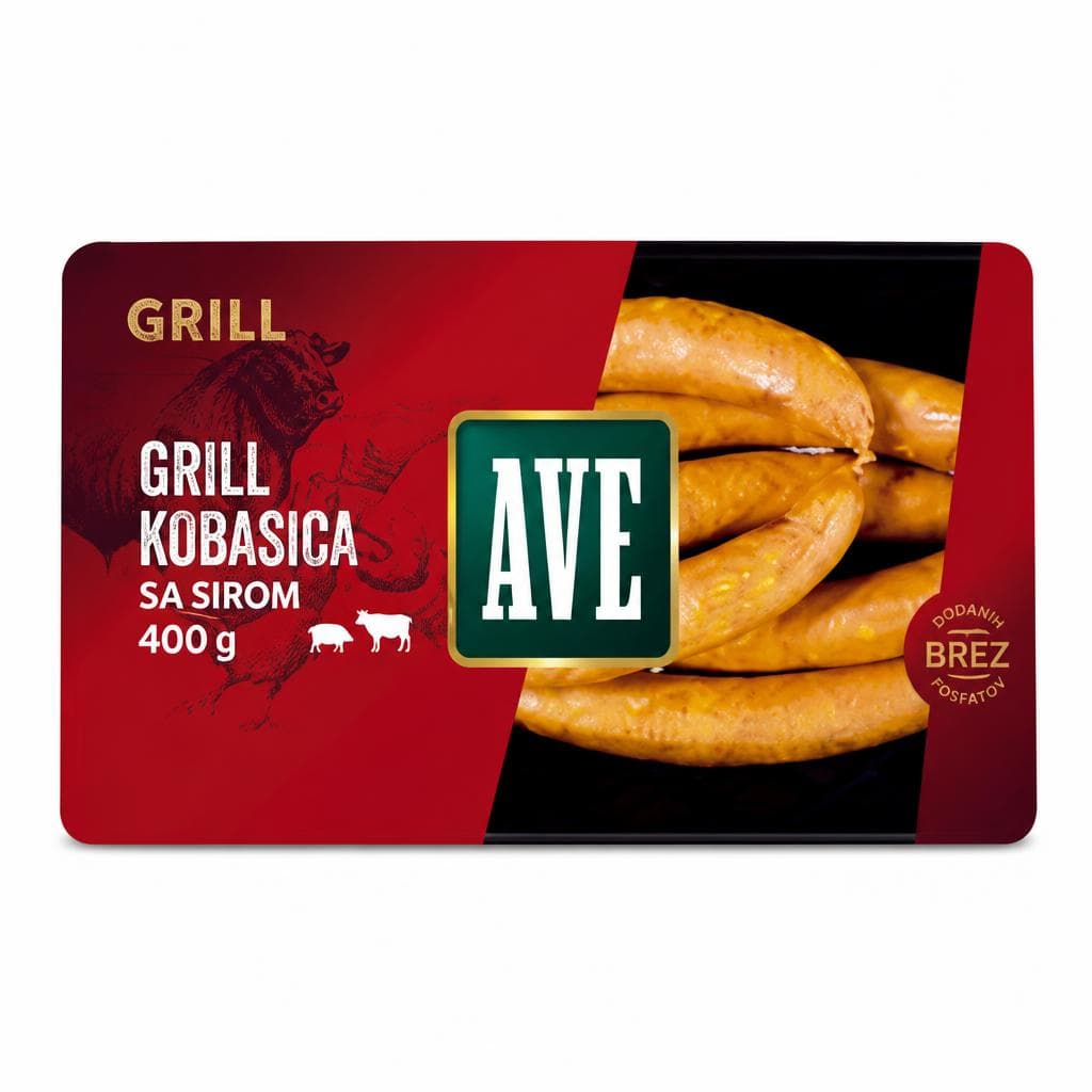 Ave grill kobasice 400g Akcija u trgovini Konzum