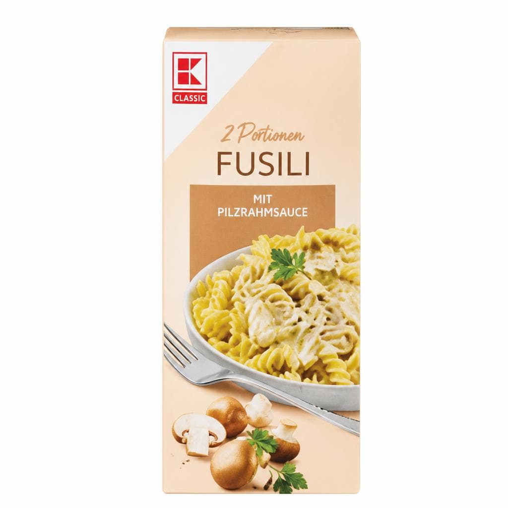 K Classic fusili u umaku od vrhnja i gljiva 255 g Akcija u trgovini Kaufland