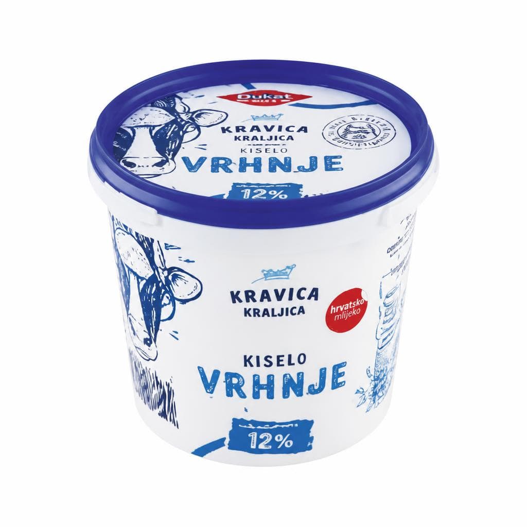 Kravica Kraljica kiselo vrhnje 900 g Akcija u trgovini Kaufland