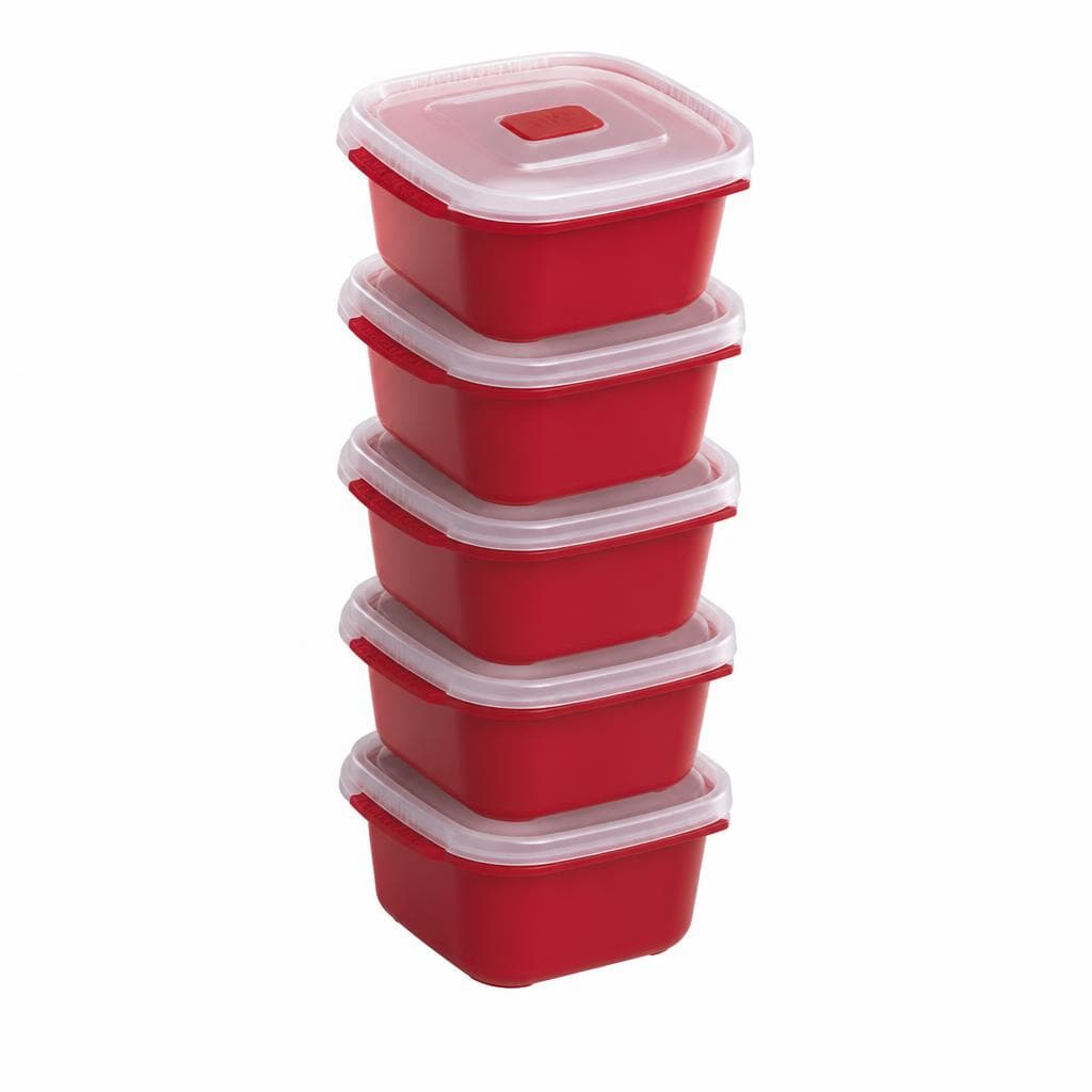 Heat'N Go Set kvadratnih posuda za mikrovalnu pećnicu 3 kom u setu, 550/1100/2200 ml Akcija u trgovini Interspar