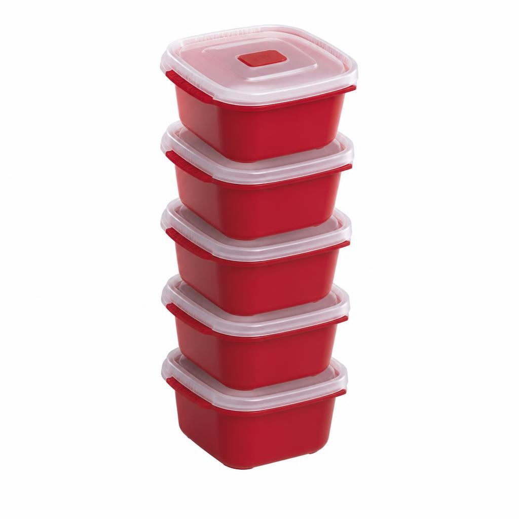 Heat'N Go Set kvadratnih posuda za mikrovalnu pećnicu 3 kom u setu, 550/1100/2200 ml Akcija u trgovini Interspar