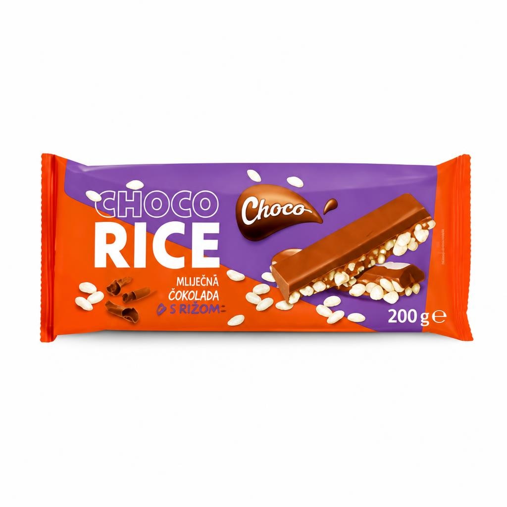 Choco Rice čokolada 200 g Akcija u trgovini Plodine