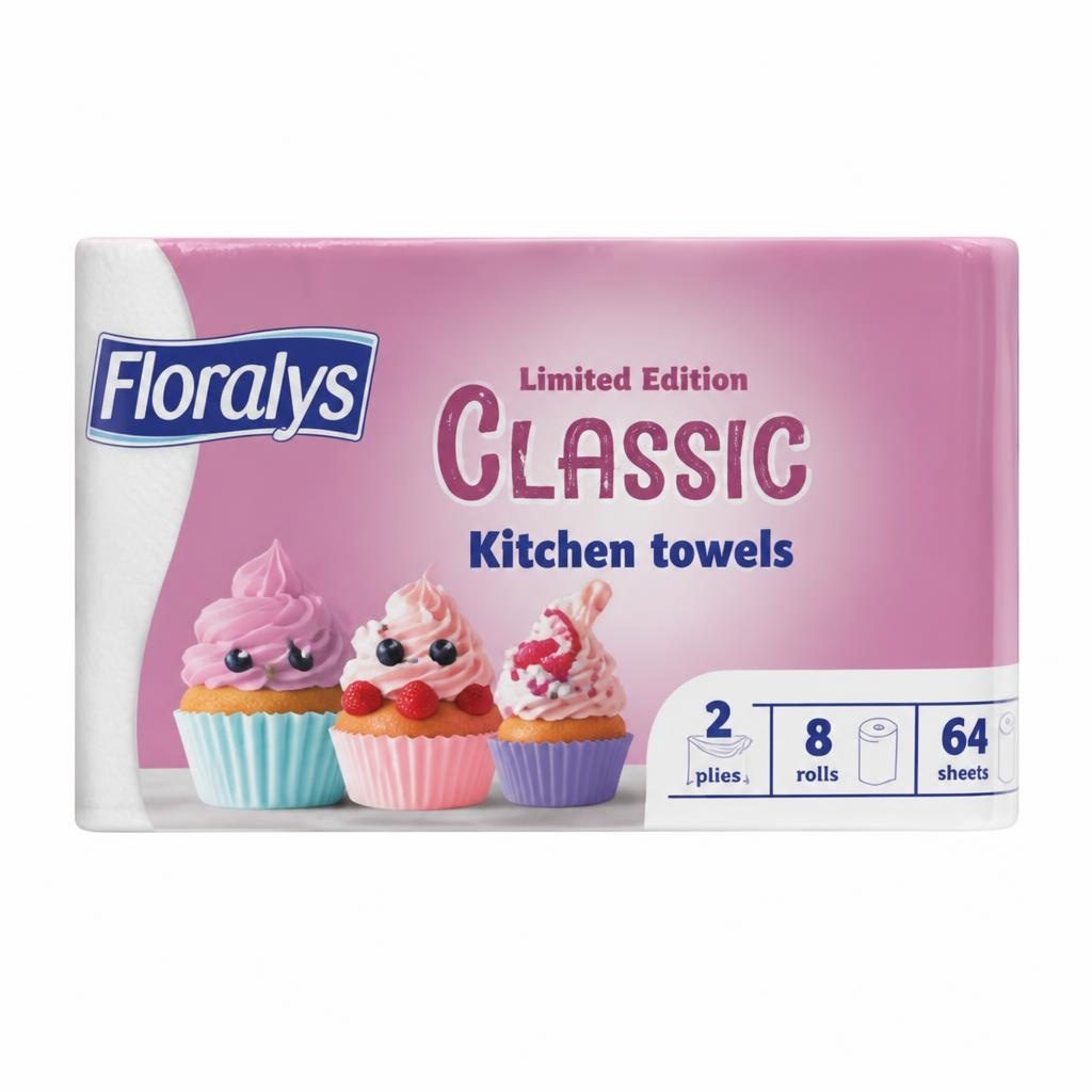 Floralys Kuhinjski ubrusi XXL 8 rola - Akcija u trgovini Lidl