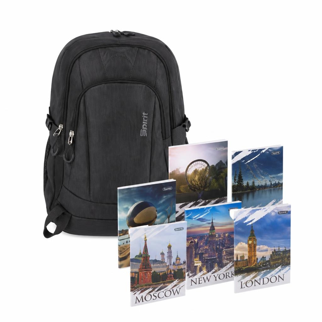 Spirit ruksak + 5 bilježnica A4 Akcija u trgovini Konzum