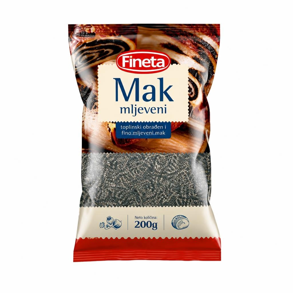 Mak Fineta Mljeveni 200 g Fineteta - Akcija u trgovini Boso