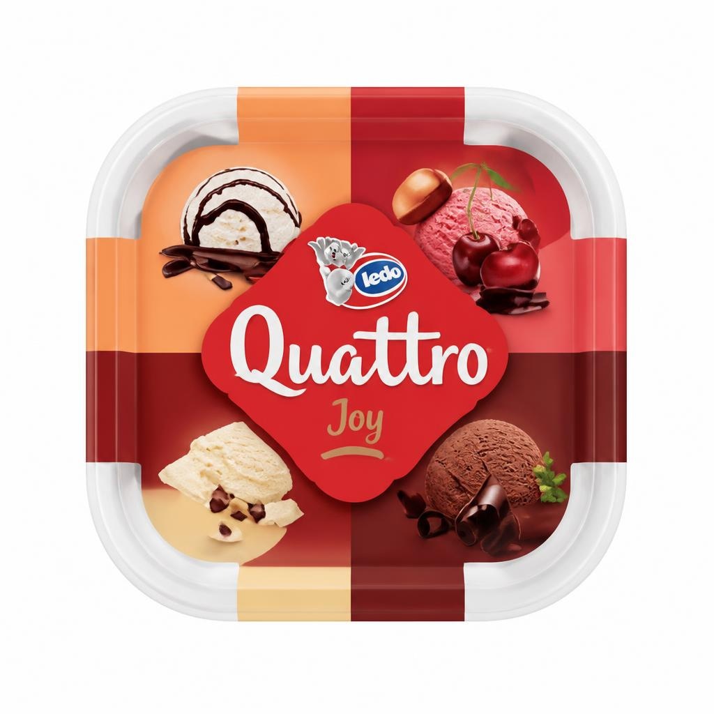 Ledo Quattro sladoled 1650 ml - Akcija u trgovini Lidl