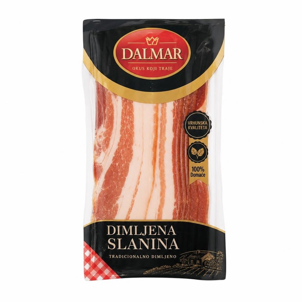 Slanina dimljena 100 g DALMAR - Akcija u trgovini Bakmaz