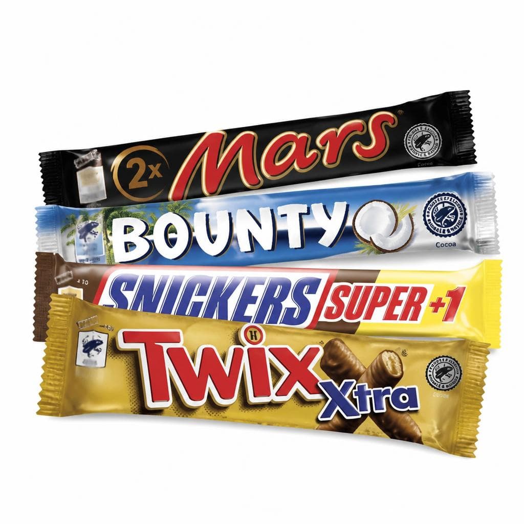 Mars, Bounty, Snickers, Twix čokoladice Akcija u trgovini Ribola