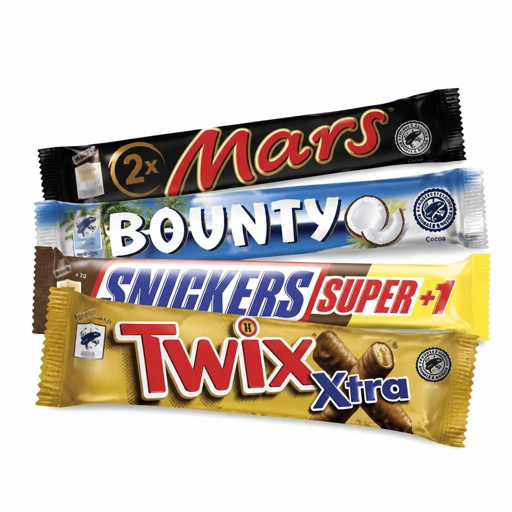 Mars, Bounty, Snickers, Twix čokoladice Akcija u trgovini Ribola