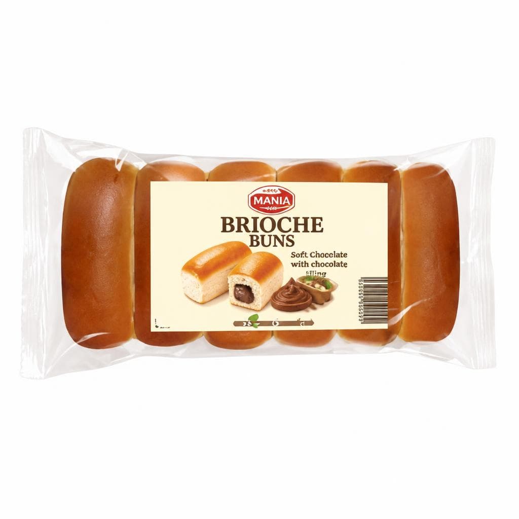 Kolač Mania Brioche Buns chocolate 250 g Akcija u trgovini Bakmaz