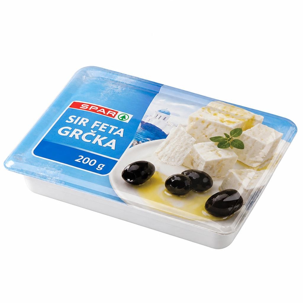 Sir Feta Grčka 200 g DESPAR Akcija u trgovini Spar