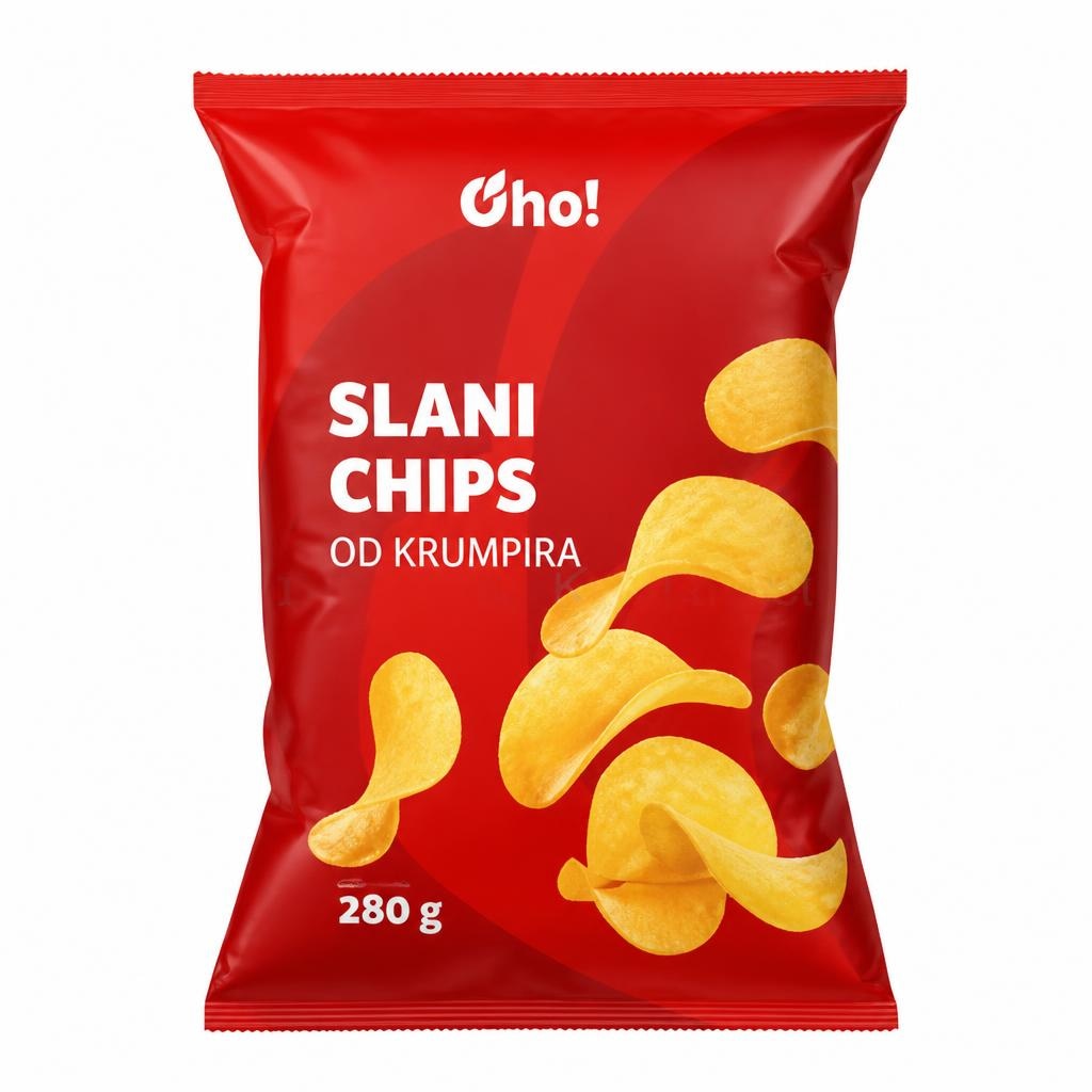 Oho! Čips 250 - 280 g Akcija u trgovini Plodine