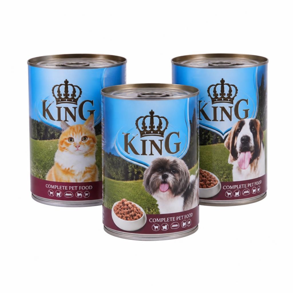 King hrana za mačke, pse 415 g Akcija u trgovini Trgovina Krk