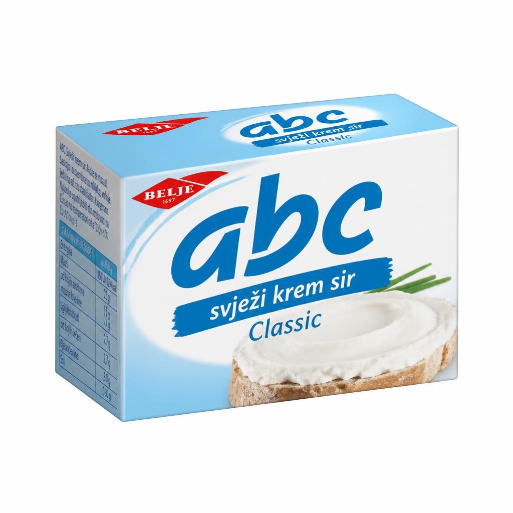ABC svježi krem sir 4 x 100 g Akcija u trgovini Lidl