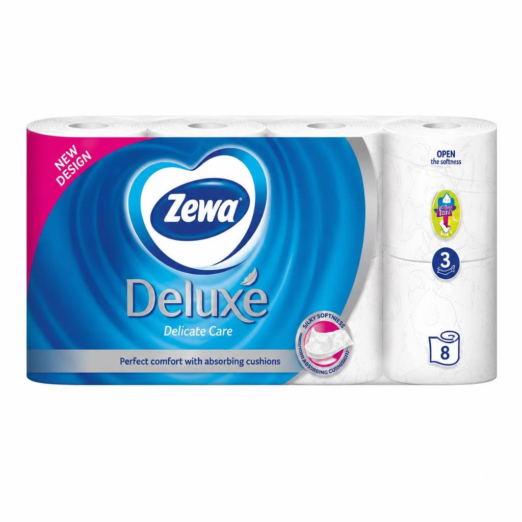 Zewa Deluxe toaletni papir 8/1 Akcija u trgovini KTC