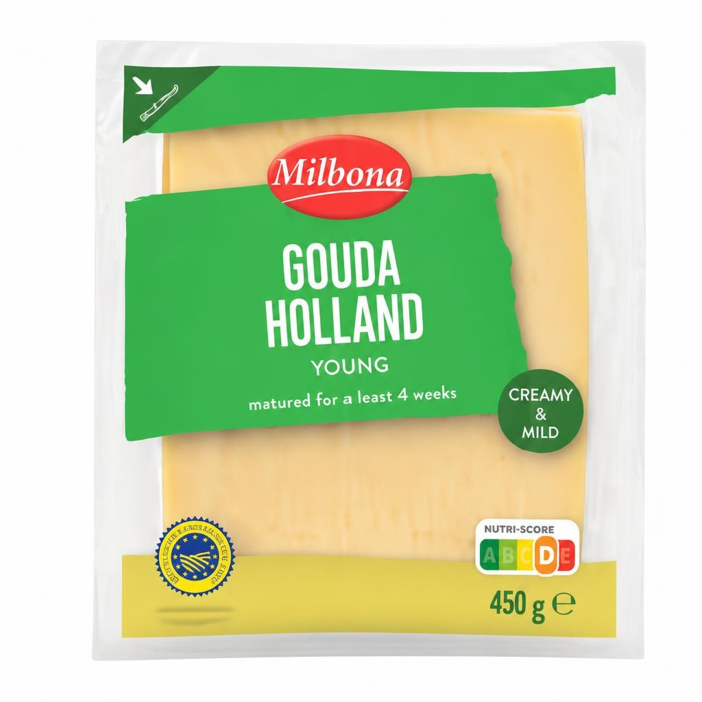 Milbona Gouda 450 g - Akcija u trgovini Lidl