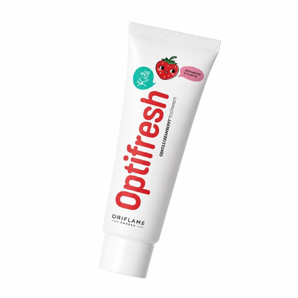 Oriflame Optifresh nježna dječja pasta za zube s jagodom 50 ml Akcija u trgovini Oriflame