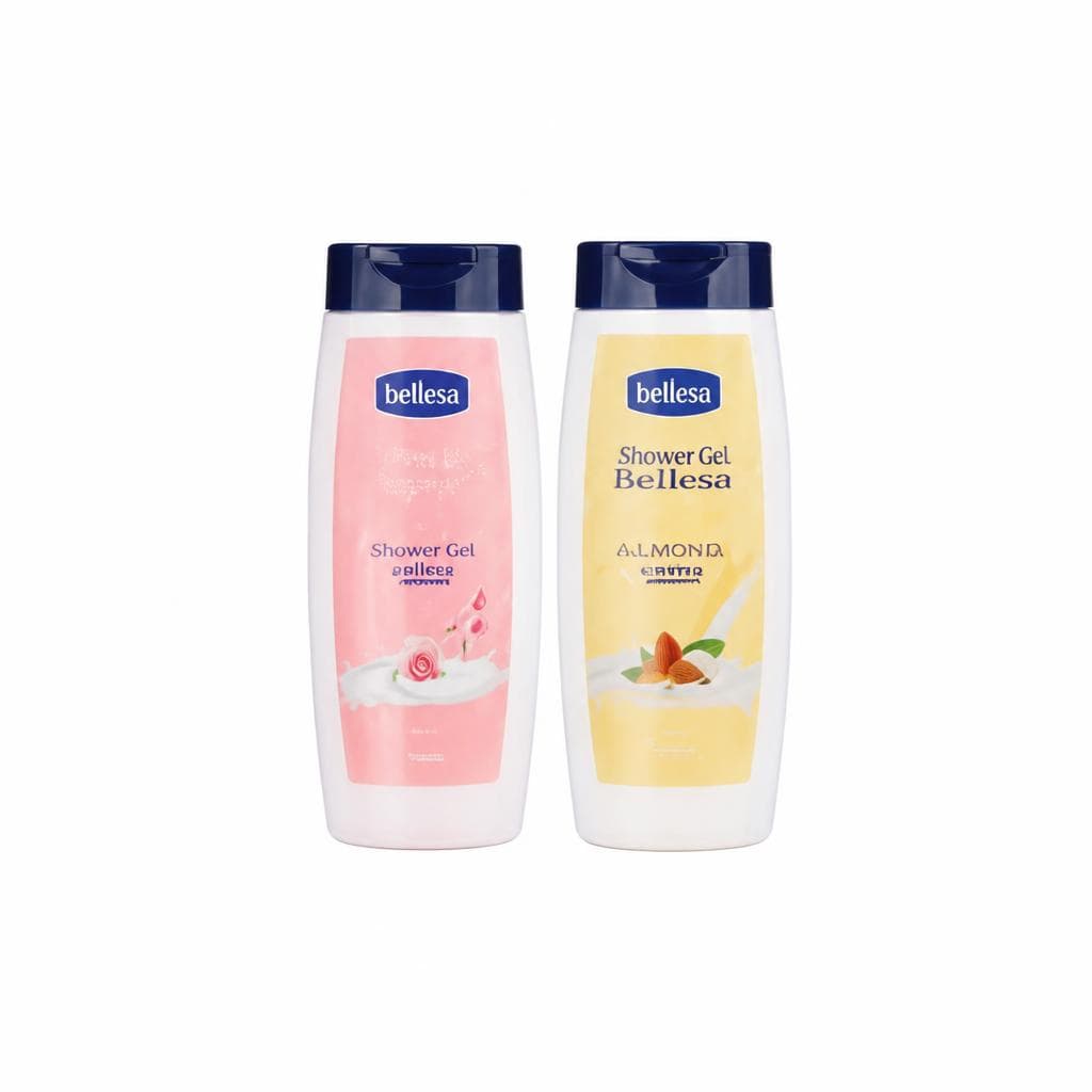 Bellesa almond & shea butter gel za tuširanje 300 ml Akcija u trgovini Bakmaz
