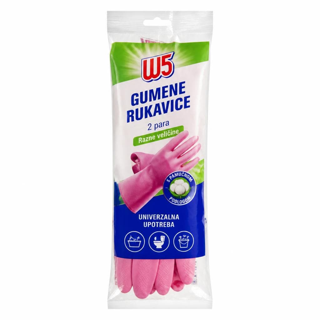 W5 gumene rukavice 2 para Akcija u trgovini Lidl