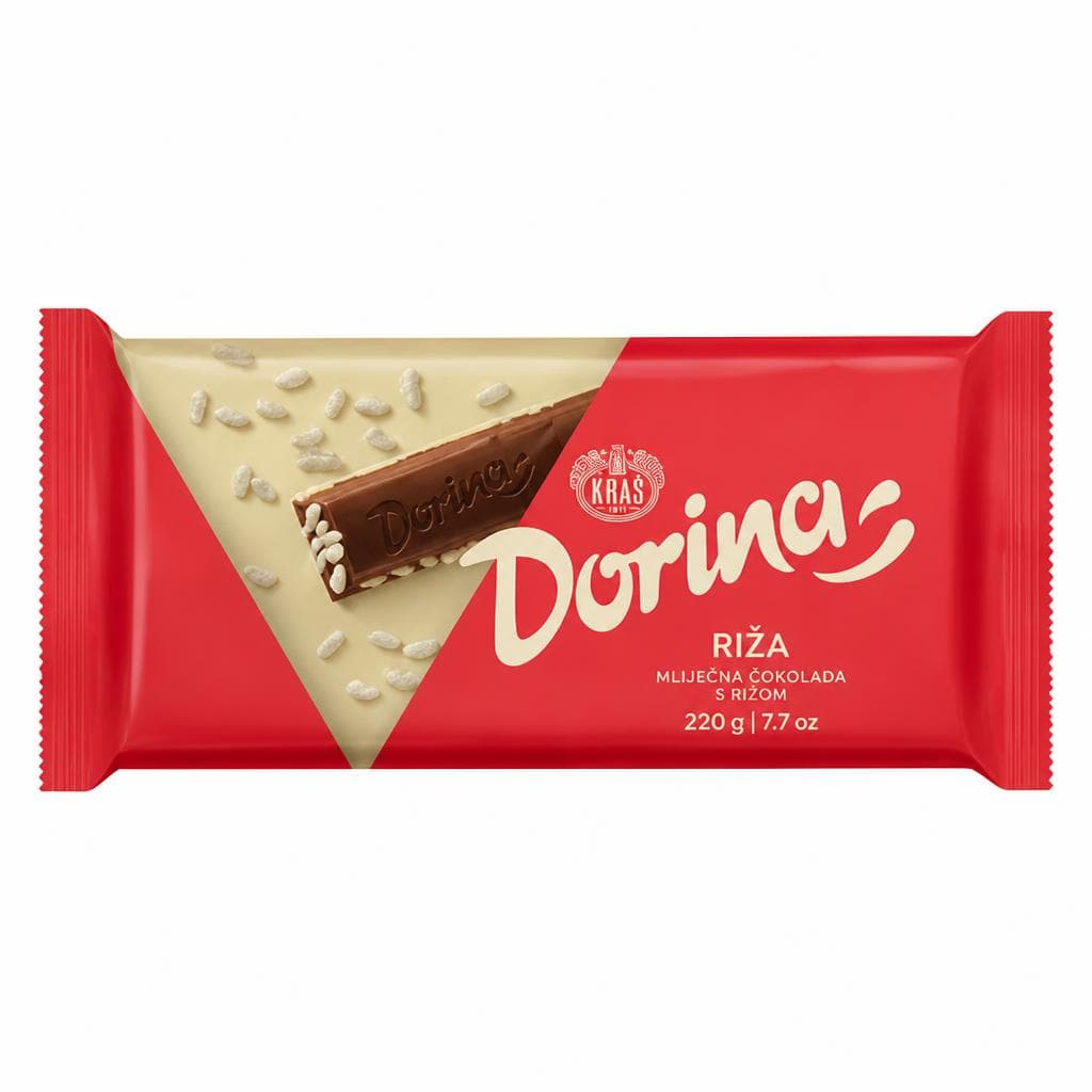Dorina čokolada s rižom 75g Akcija u trgovini 365 Market