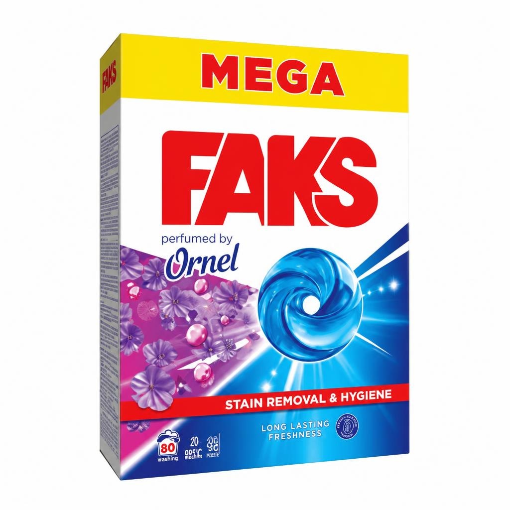 Faks deterdžent za rublje 80 pranja parfumed by Ornel 4,4 kg Akcija u trgovini Plodine