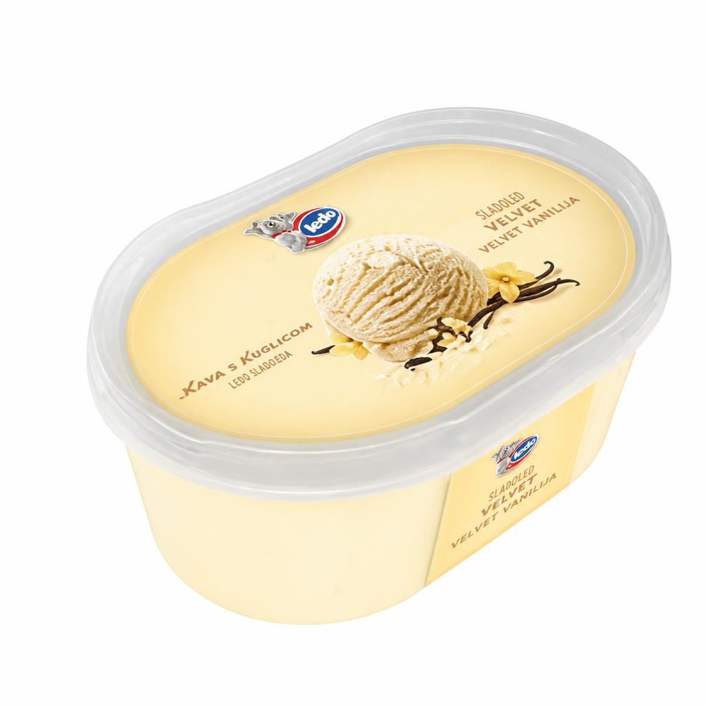 Ledo sladoled Velvet vanilija 900 ml Akcija u trgovini Trgovina Krk