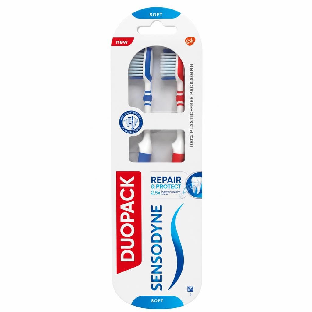 Sensodyne četkica za zube Repair & Protect soft 2 kom. Akcija u trgovini Dm