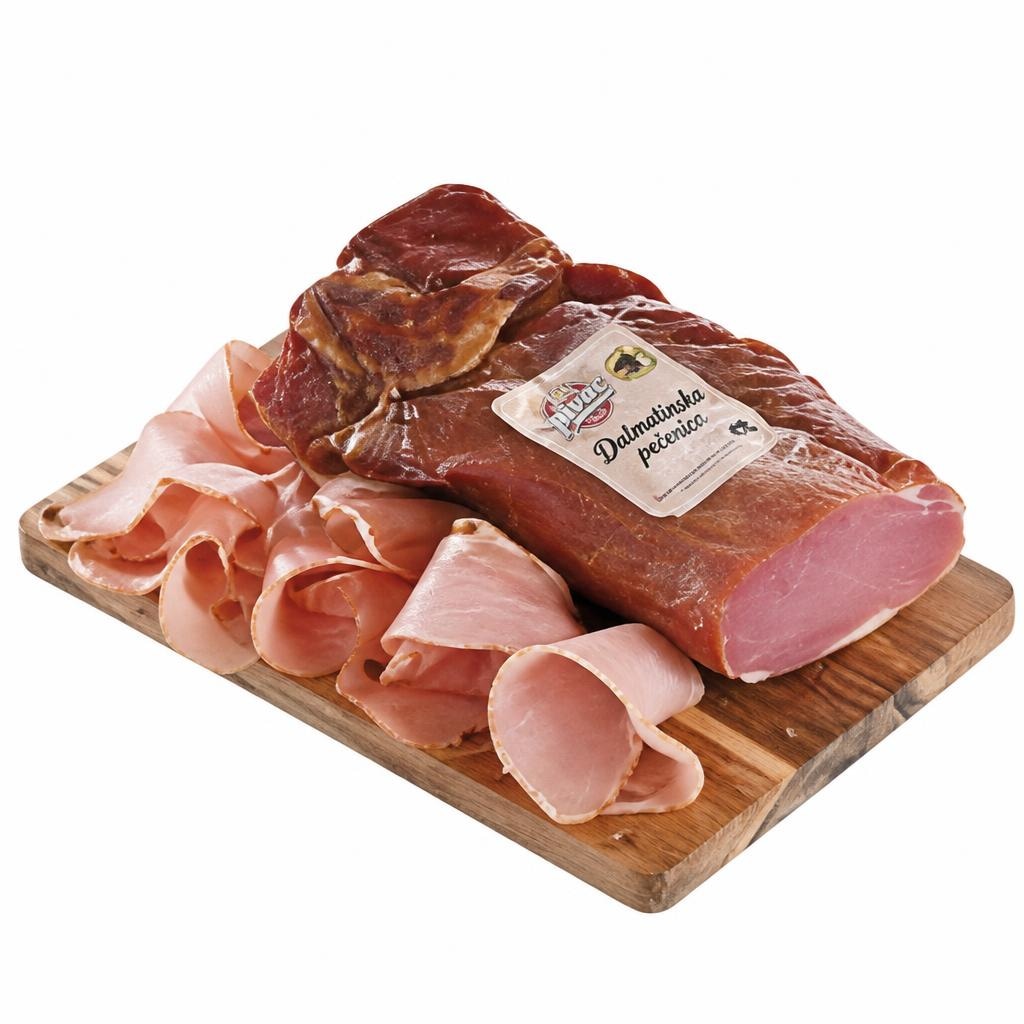 Suha dalmatinska pečenica Pivaca 1kg Akcija u trgovini Konzum
