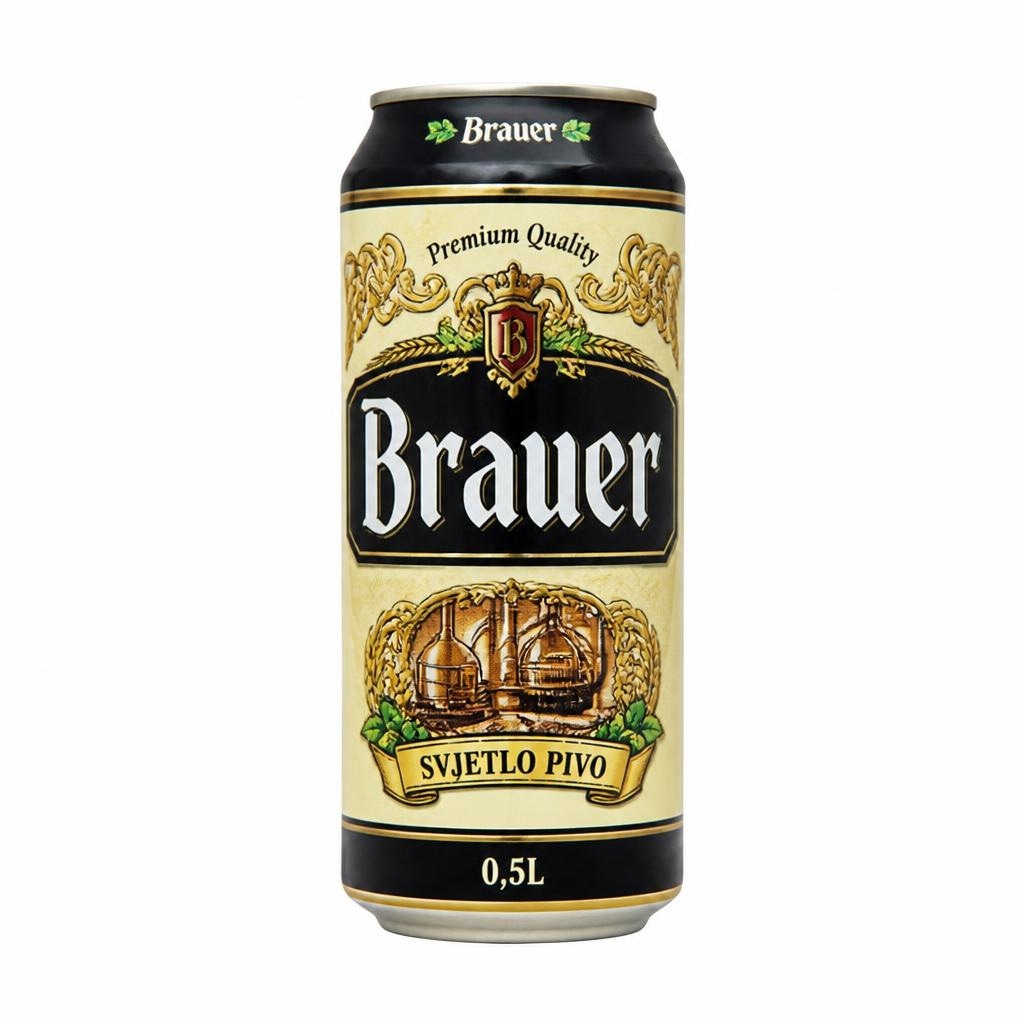 Brauer svijetlo pivo 500 ml Akcija u trgovini NTL