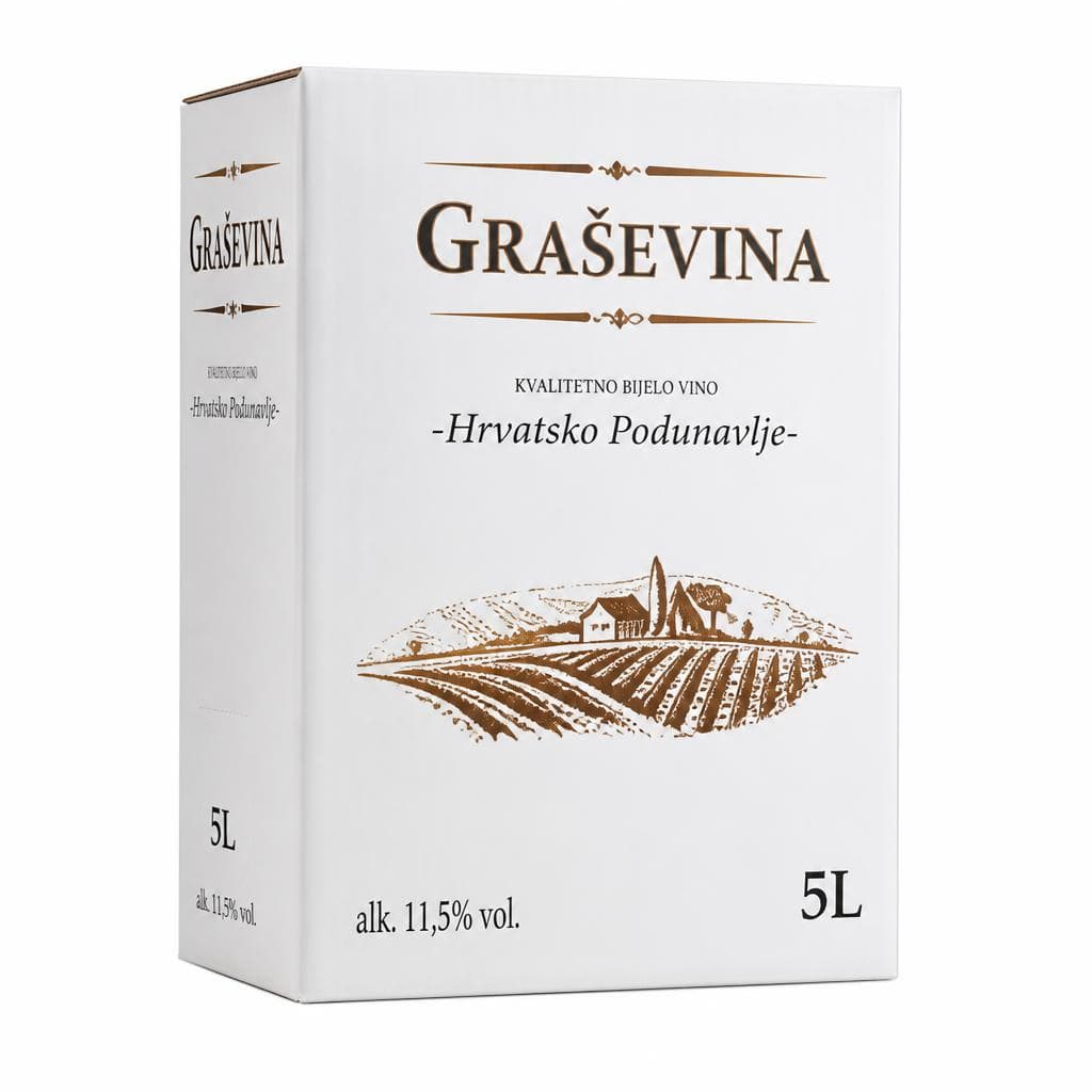 Graševina Ilok 5 l Akcija u trgovini Lidl