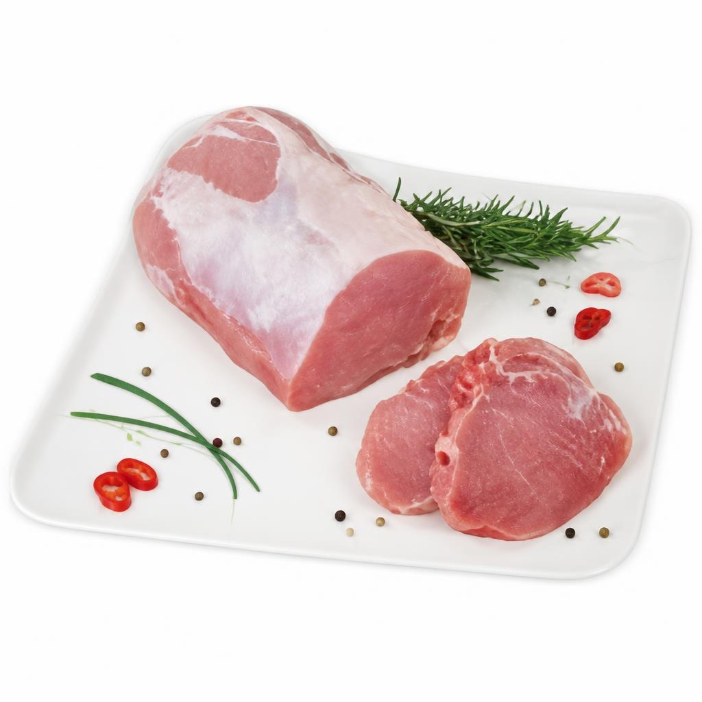 Svinjska leđa s kosti 1 kg Akcija u trgovini Spar