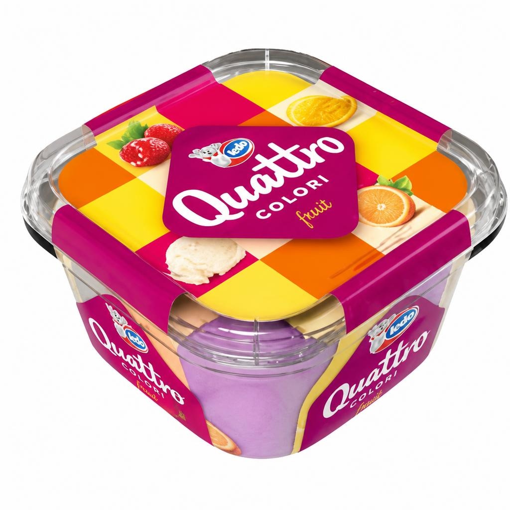 Sladoled Ledo Quattro Colori-fruit 1.5 l - Akcija u trgovini Boso